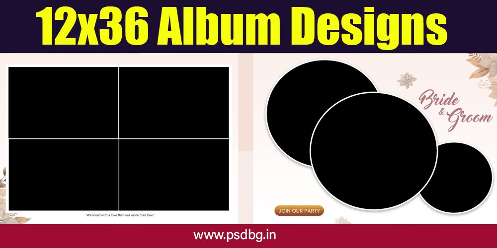 12 x 36 psd album design