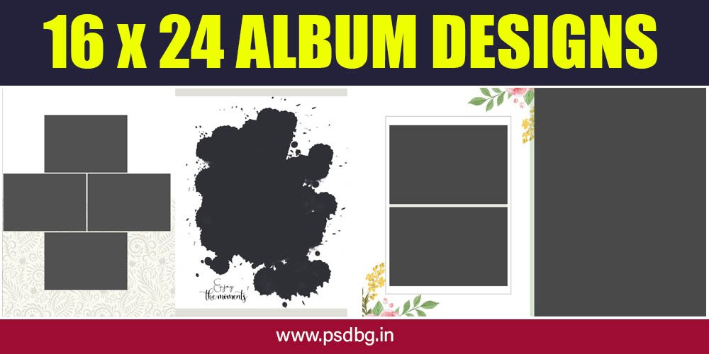 16 X 24 Wed Album Psd Template